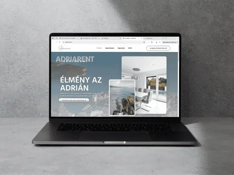 adriarent.hu – weboldal referencia
