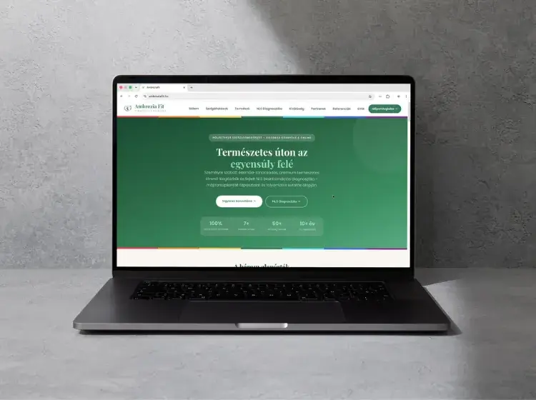ambroziafit.hu – weboldal referencia