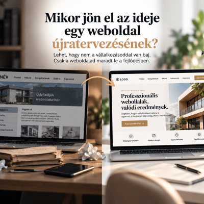 Mikor jön el az ideje egy weboldal újratervezésének, újra elkészítésének?