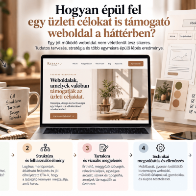 Hogyan épül fel egy üzleti célokat is támogató weboldal a háttérben?
